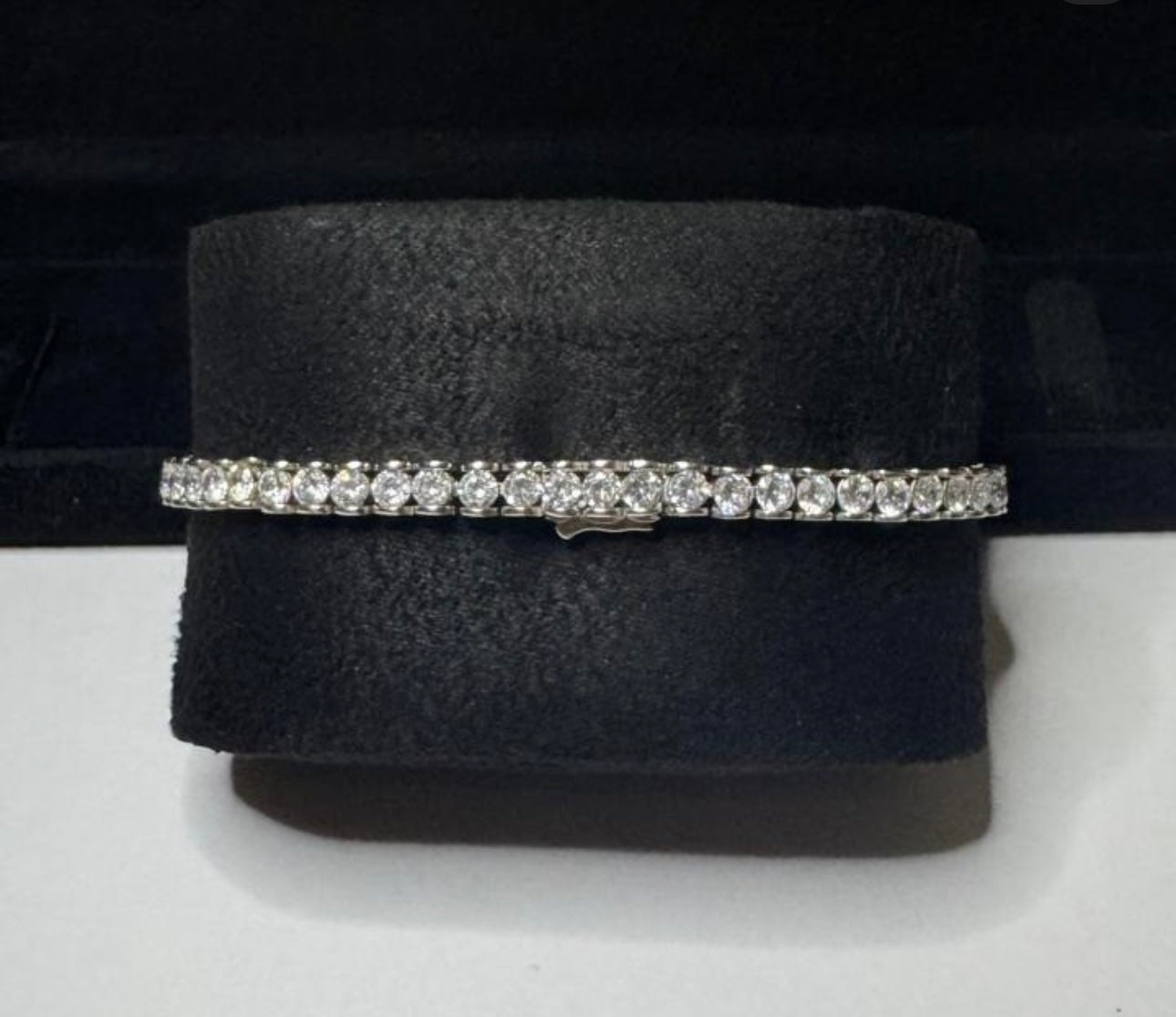 25 Cent Lab Grown Tennis Bracelet in 14Kt Hallmarked Gold