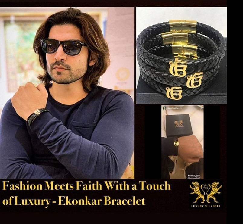 EKONKAR PURE SILVER 24KT GOLD PLATED ON BLACK GERMAN CORD