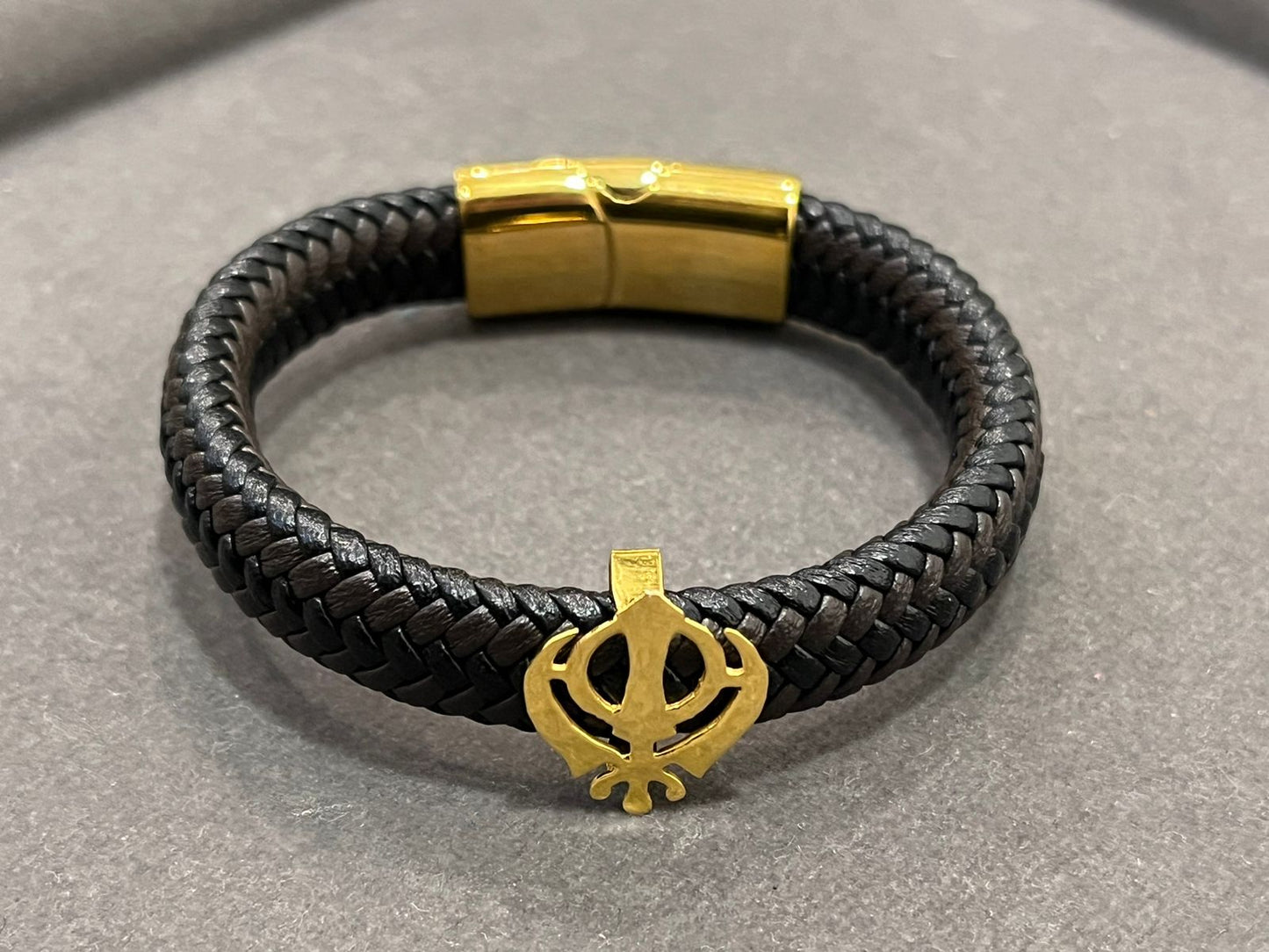 LIONROAR Pure 92.5% Silver on Black German Cord, Bracelet of POWER