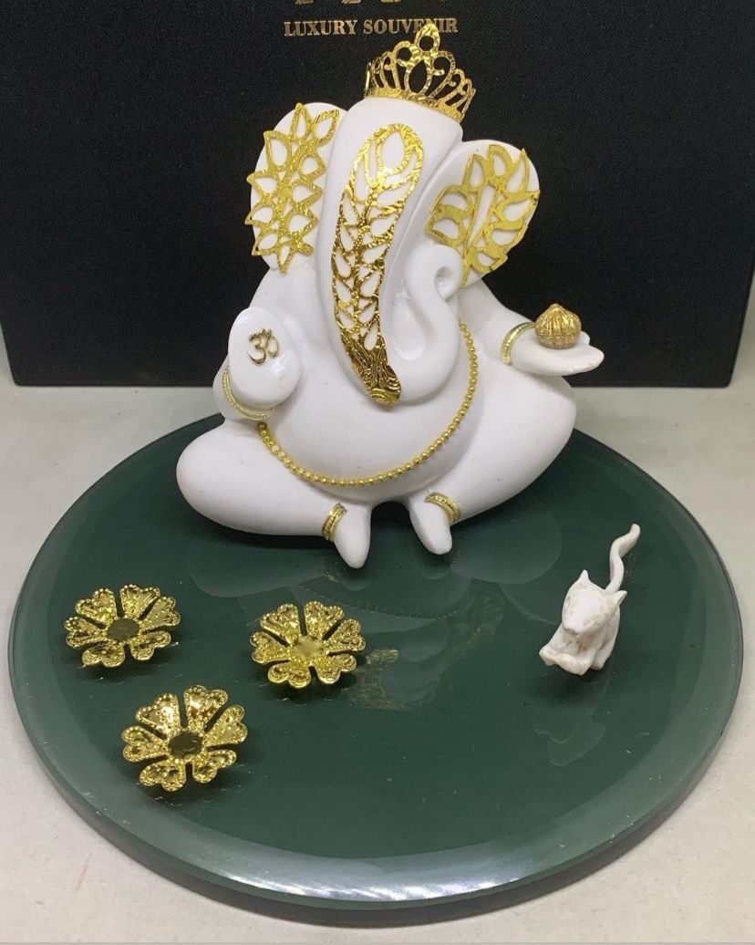 24Kt Gold Plated Ganesh Ji in Luxury Gift Box BESPOKE GIFTS