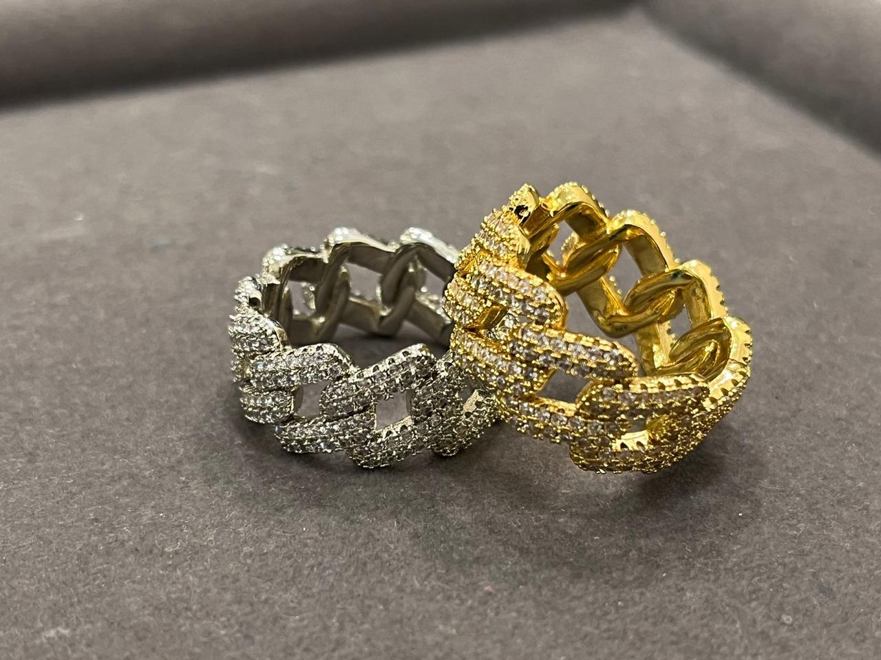 Cuban Ring Gold Plated
