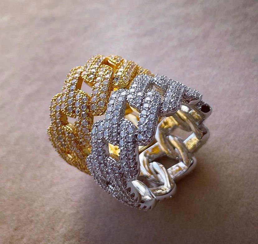 Cuban Ring Gold Plated