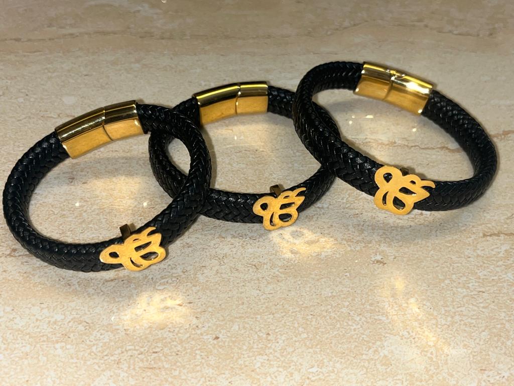 EKONKAR 14KT HALLMARKED GOLD ON BLACK GERMAN CORD