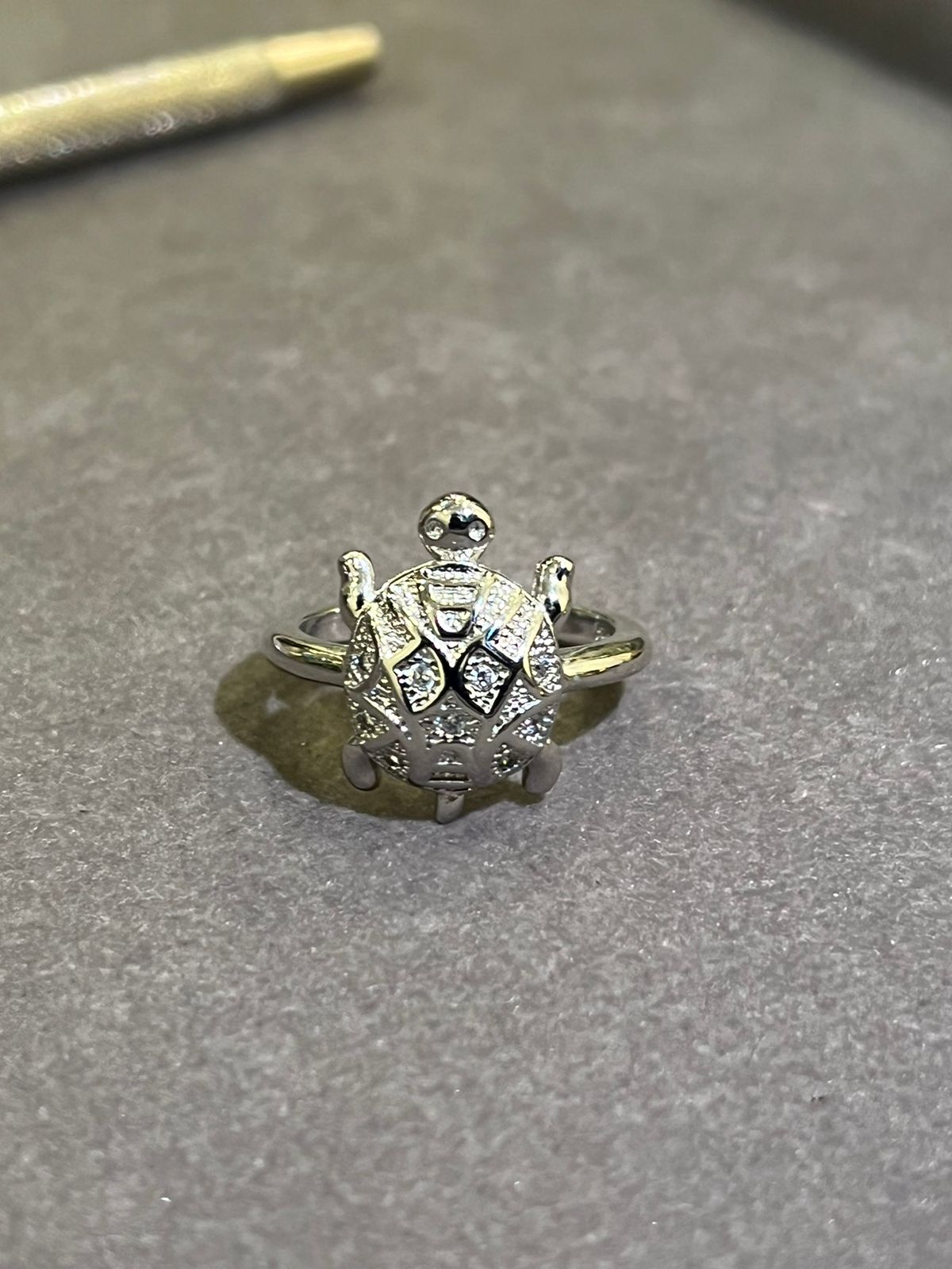 Lucky Turtle Tortoise Ring in Silver 925 - PROSPERITY & LUCK