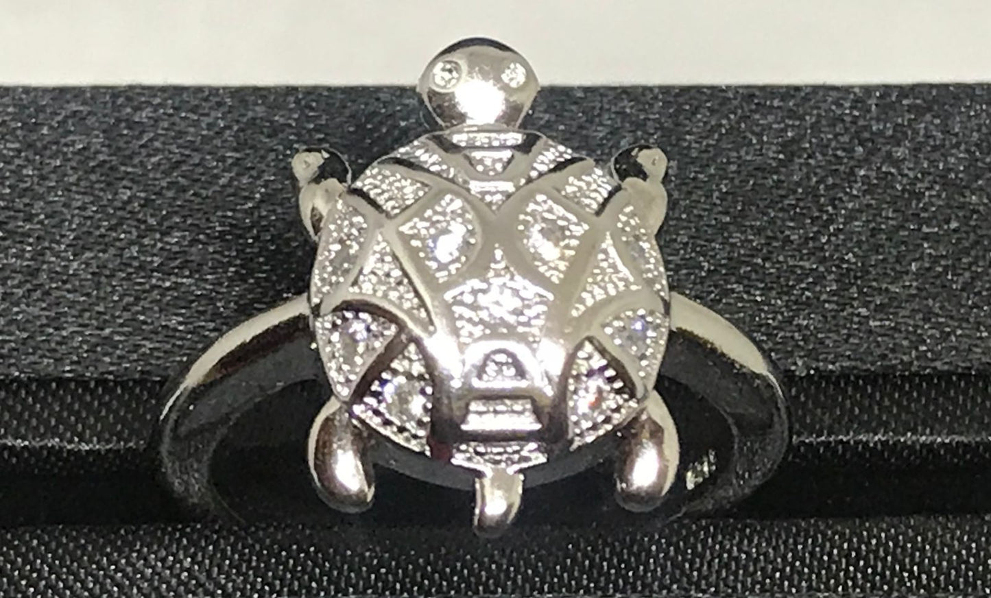 Lucky Turtle Tortoise Ring in Silver 925 - PROSPERITY & LUCK