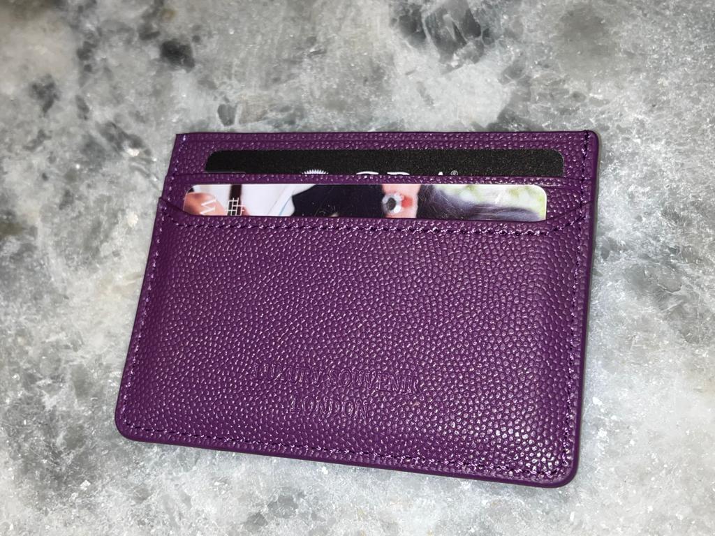 Exotic Stingray Leather Card Holder, Limited Edition.