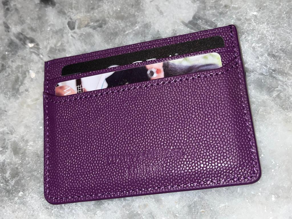 Exotic Stingray Leather Card Holder, Limited Edition.