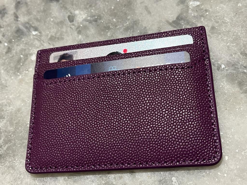 Exotic Stingray Leather Card Holder, Limited Edition.