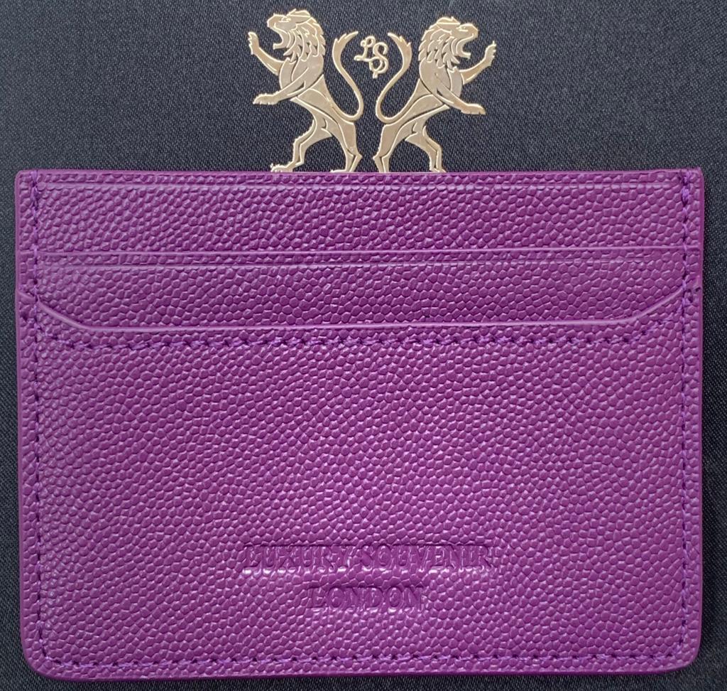 Exotic Stingray Leather Card Holder, Limited Edition.