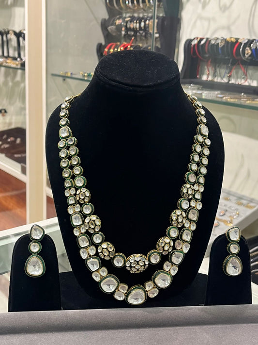 IZHAAR Collection Ethnic Indian Jewellery Heavy Set Necklace Design - 7