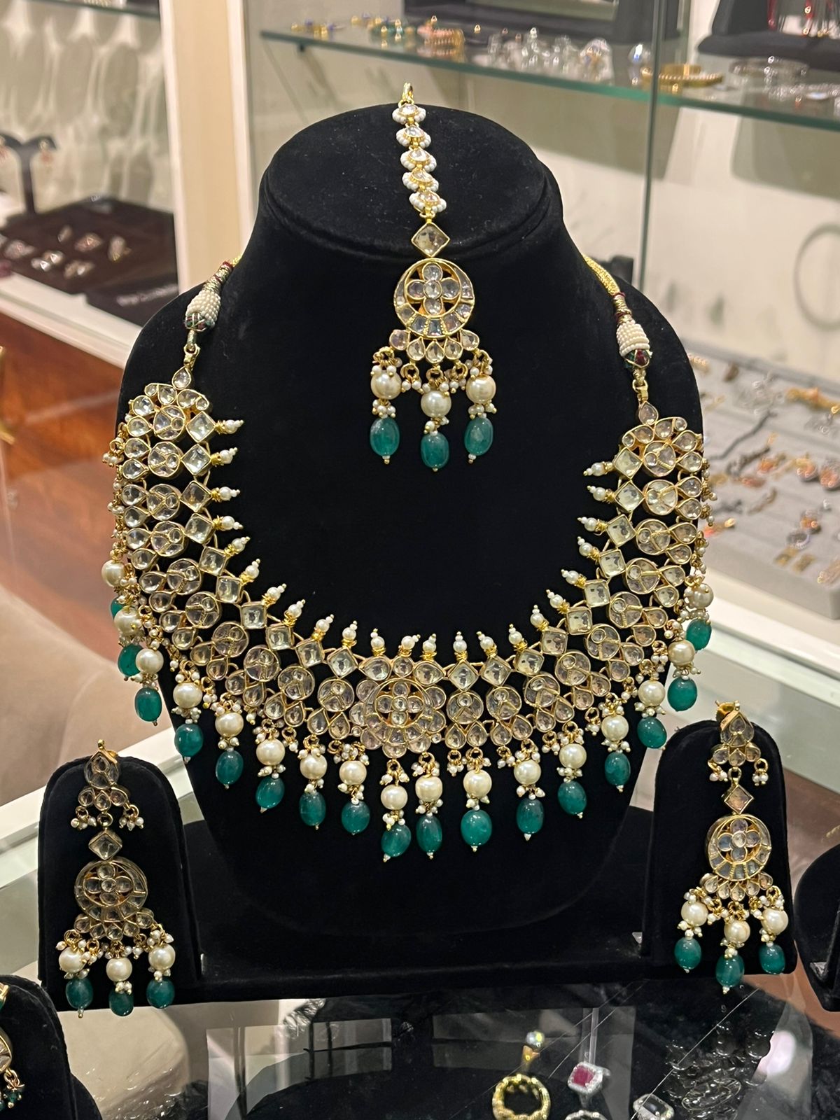 IZHAAR Collection Ethnic Indian Jewellery Heavy Set Necklace Design