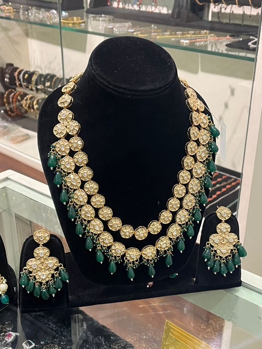 IZHAAR Collection Ethnic Indian Jewellery Heavy Set Necklace Design - 4