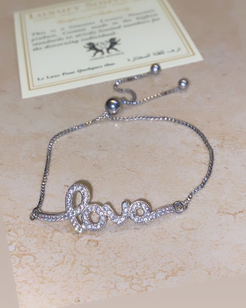 LOVE DIAMOND BRACELET ADJUSTABLE