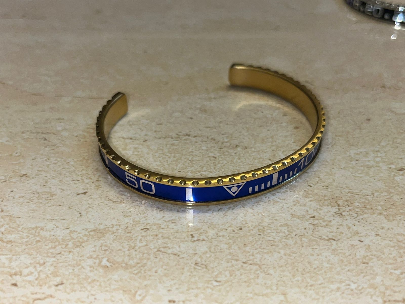 Rollie Cuff Matching to Luxury Watch Blue - Main Image