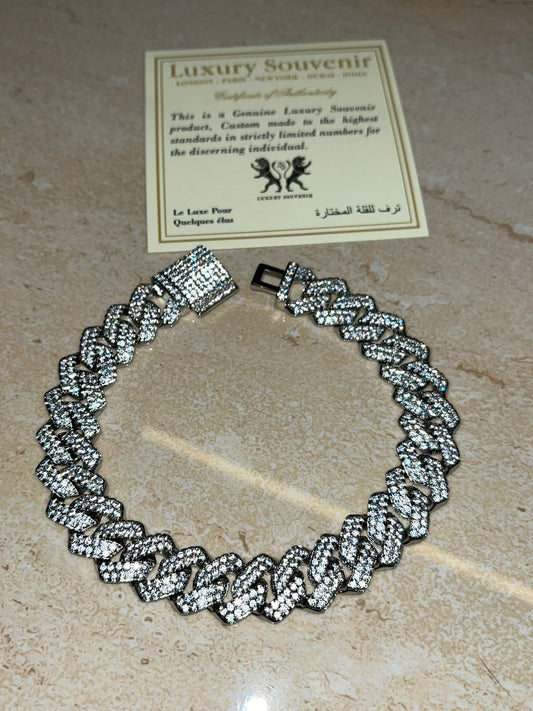 Cuban Diamond Bracelet Iced out IMPORT Jewel