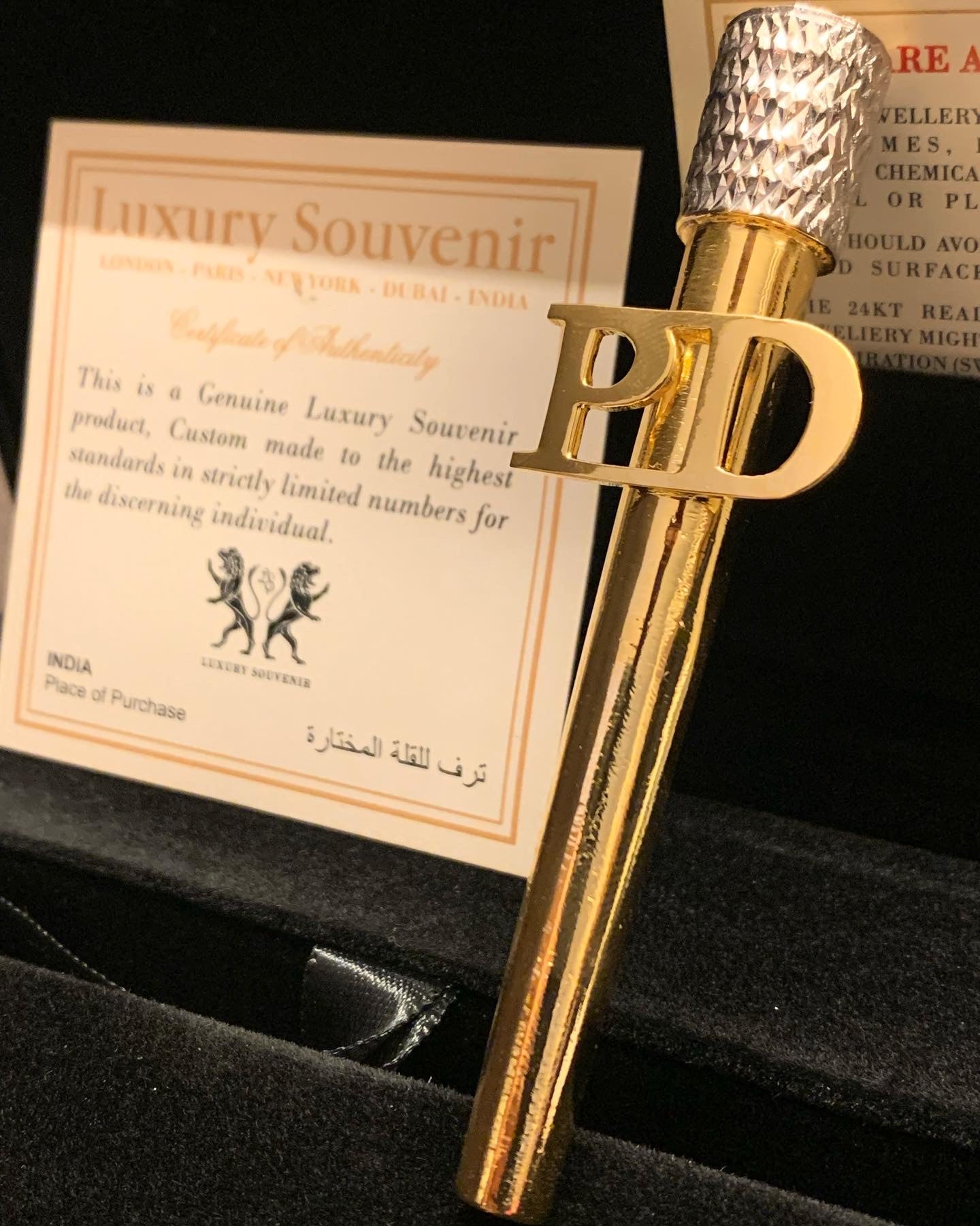 Hookah Shisha Filter ( Gold Plated Initials )