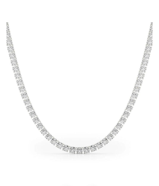 25 Cent Each Lab Grown Diamond 💎 on 14Kt White Hallmarked Gold
