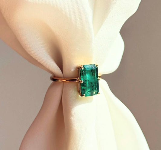 Emerald Diamond Ring