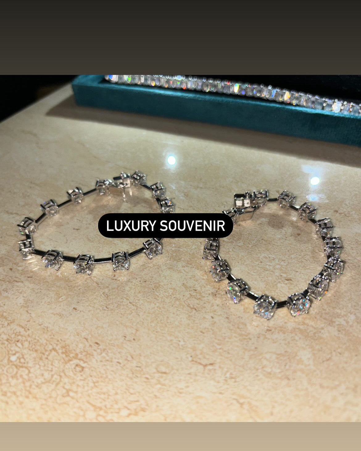 1-1 Carat Each Diamond Tennis Bracelet on 14Kt Hallmarked White Gold