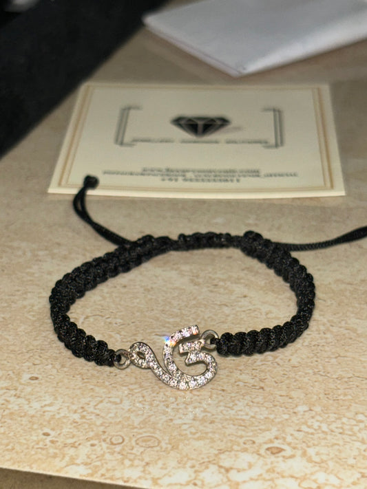 Ekonkar Black Thread Lab Diamonds & 18Kt Gold