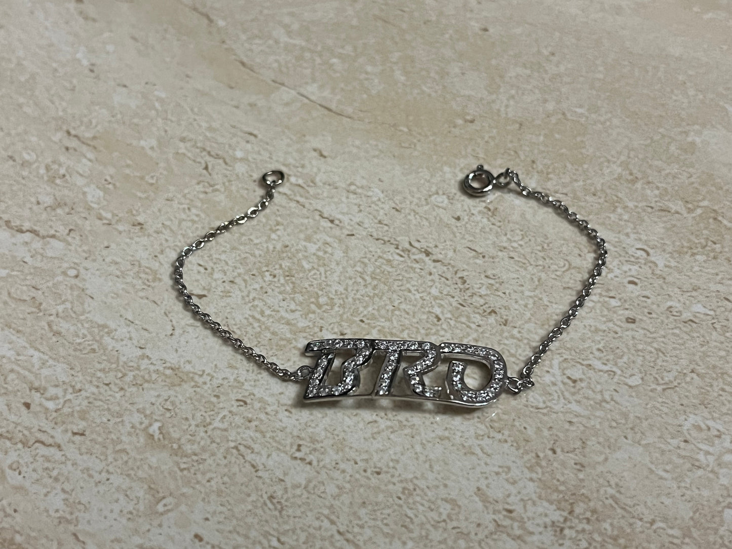 Bro Bracelet In Moissanite Lab Processed Diamonds and Pure 92.5% Silver