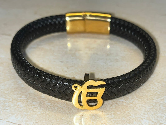 EKONKAR 18KT HALLMARKED GOLD ON BLACK GERMAN CORD