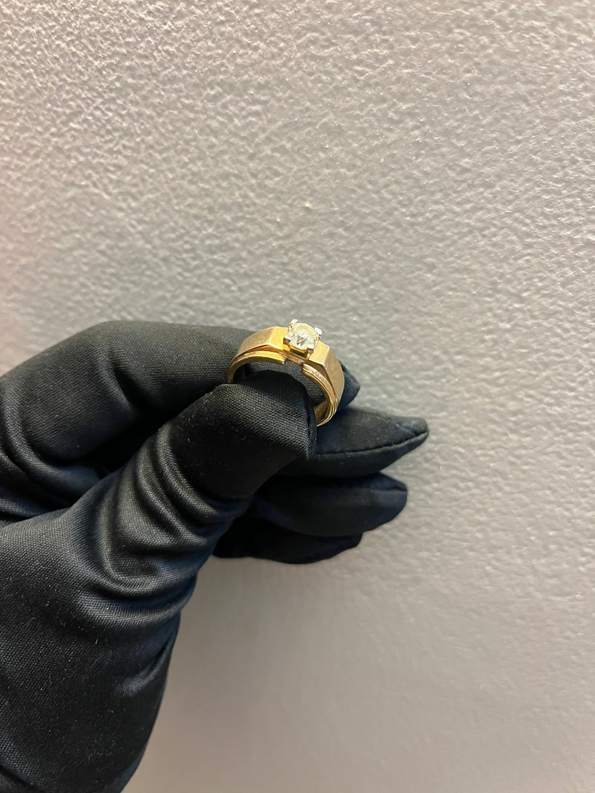Triple Halo 1 Carat Moissanite Engagement Ring, With .50 Carat Diamond –  mondi.nyc