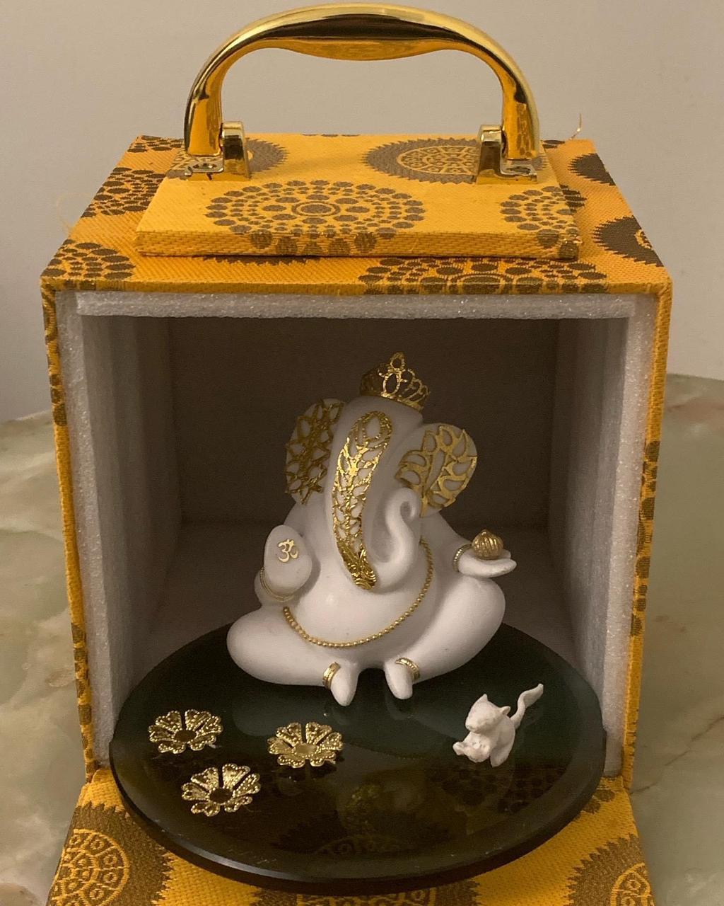 24Kt Gold Plated Ganesh Ji in Luxury Gift Box BESPOKE GIFTS