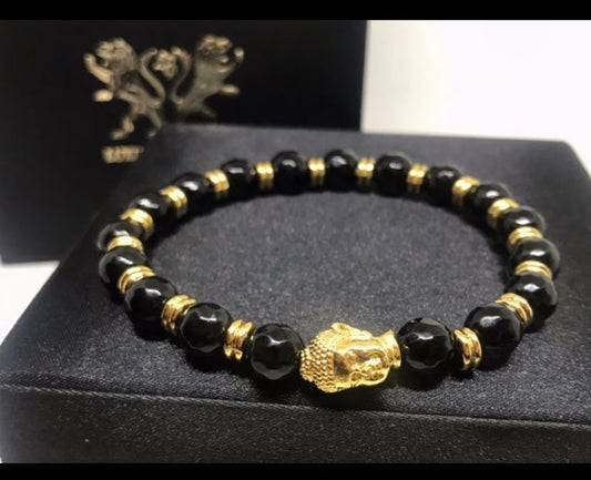 Classic Buddha Divine BlackGold Bracelet