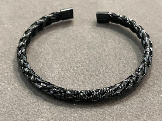 Titanium Black Edition Italian Cuff, Handcrafted in Europe