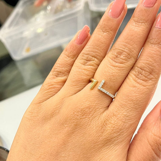 Fancy Ring LAB GROWN DIAMOND for Women Classic Style- 14Kt Hallmarked Gold & Certified IGI Lab Grown Diamond