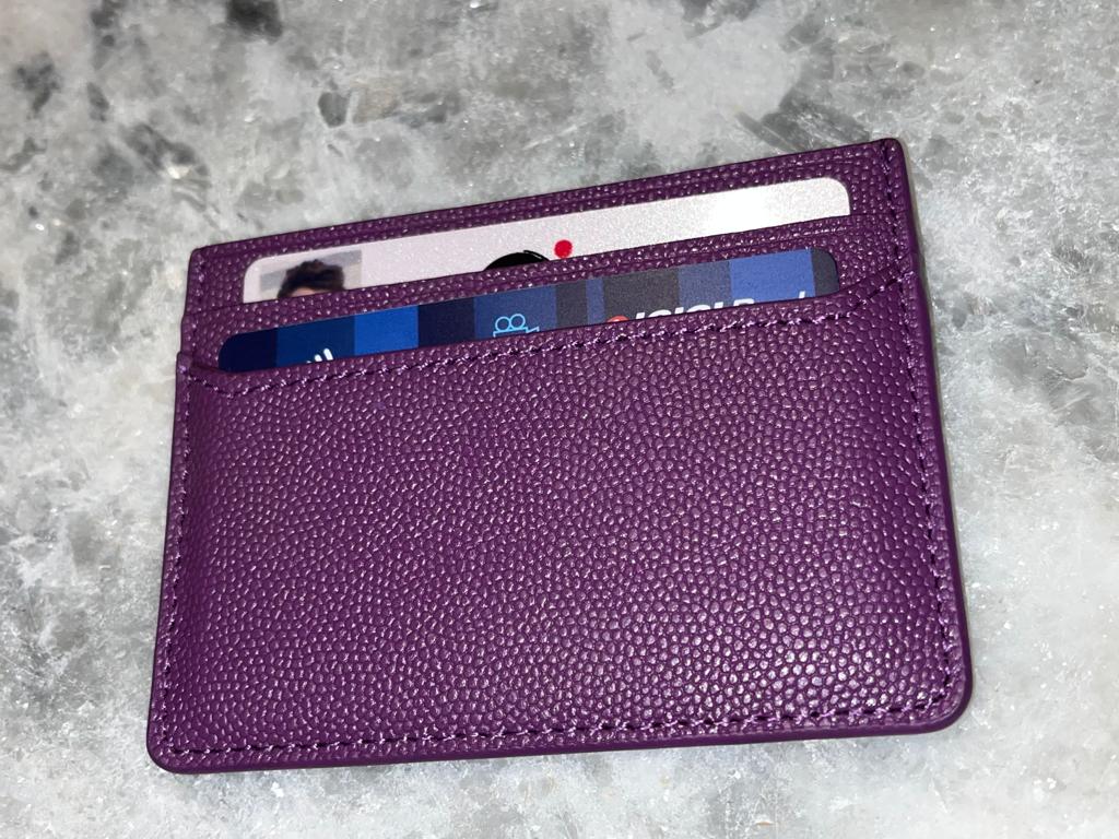Exotic Stingray Leather Card Holder, Limited Edition.