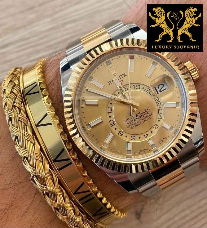Golden Italian Cuff, Handcrafted in Europe